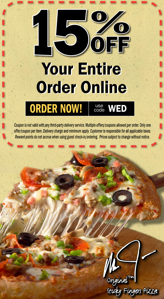15 Percent Off Entire Order 15 Percent Off Entire Order