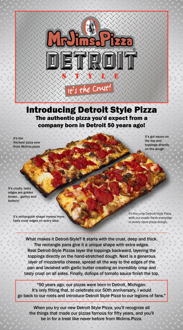 New Detroit Style Pizza