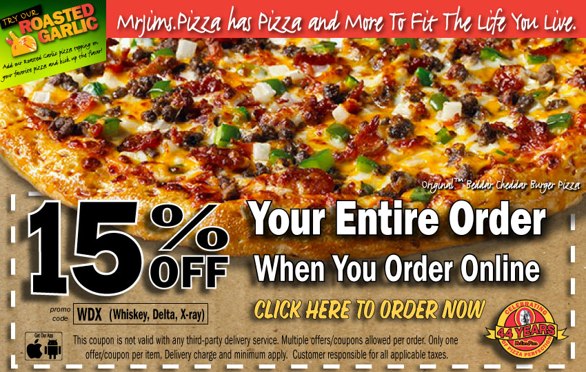MrJims.Pizza Delivery and Specials Order Pizza Online for Delivery or Pickup